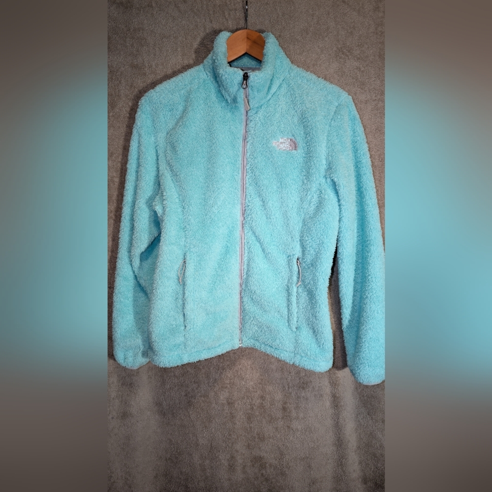The NorthFace Pre-loved Mint Osito Polar Fleece Jacket Women's Size Medium